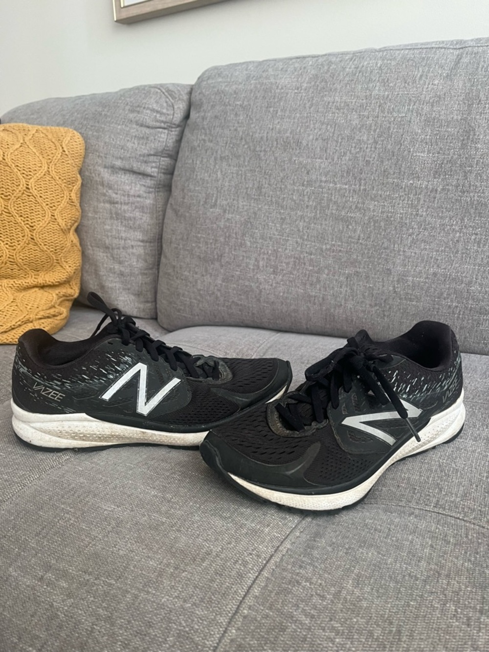 New Balance Women's Black and White VAZEE Running Sneakers